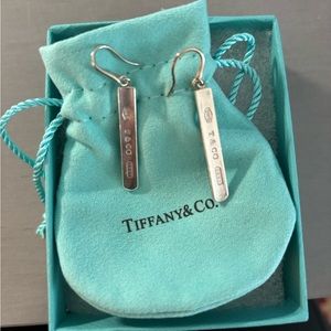 Vintage Tiffany 1837 drop earrings